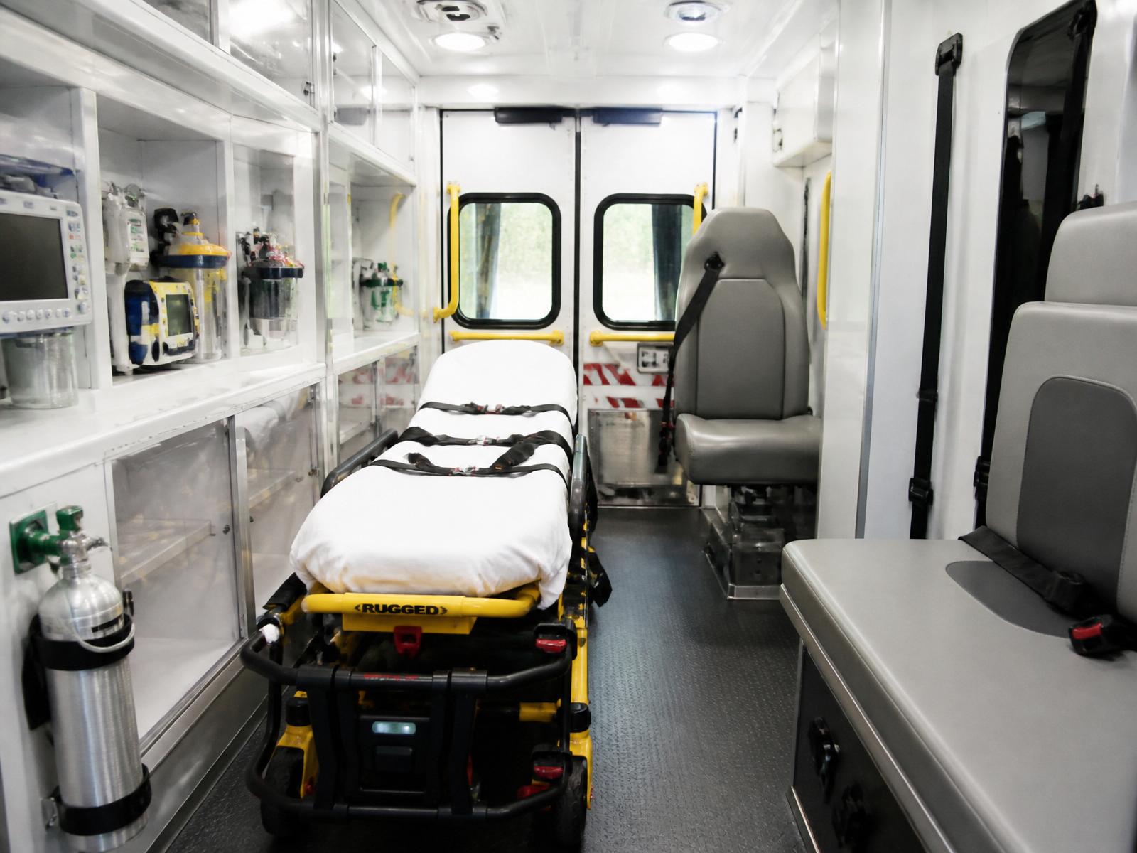 Ambulance interior